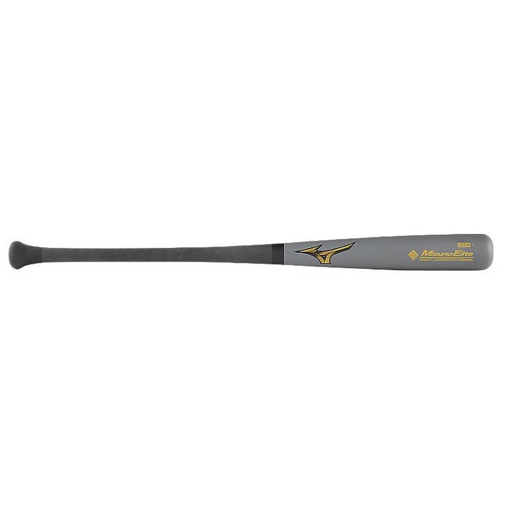 Mizuno Men's MZMC 271 Maple/Carbon Elite Wood Baseball Bat Grey/Black (340461-PTU)